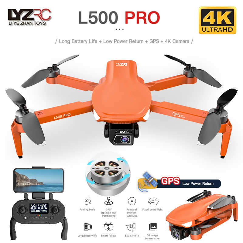 Top Rc Hobby Mini Xcub - L500 PRO GPS Drone 4K Profesional