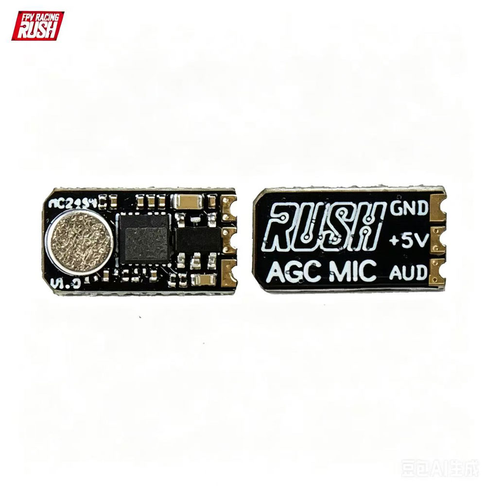 Top Rc Hobby Mini Xcub - Microfono RUSH AGC 5V DC per