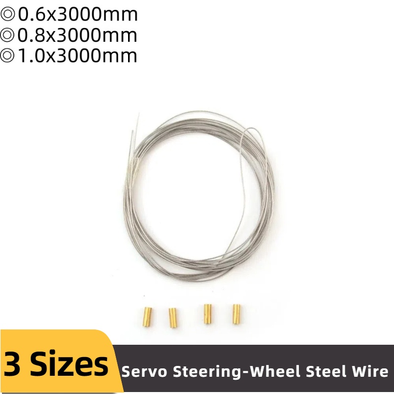 Rc Hobby Youtube - 1Set Diametro 0.6/0.8/1.0mm Servo Volante Filo