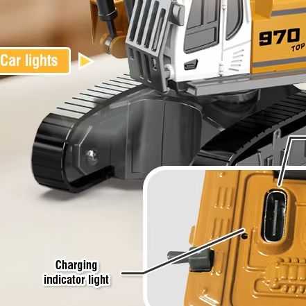 Rc Hobbyking Shop - Escavatore RC in Lega 1:64 con