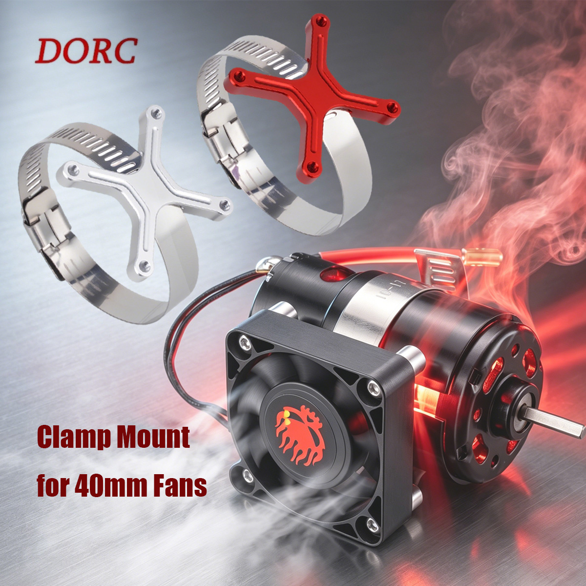 Rc Hobby Grade - Supporto Universale Regolabile per Ventola 30-49mm