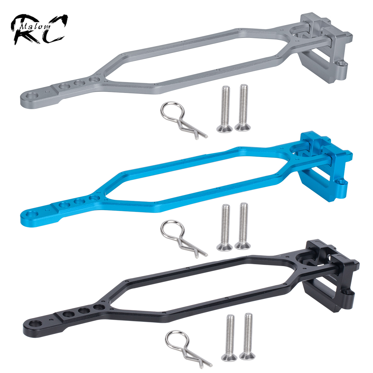 Rc Hobby Kit - Kit batteria di fissaggio in alluminio