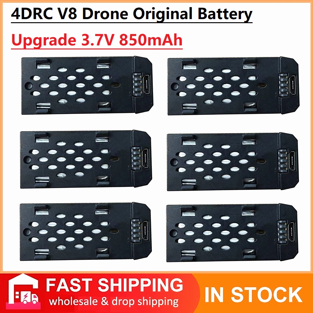 Top Rc Hobby Mini Xcub - 4DRC V8 Drone Batteria Originale 3.7V