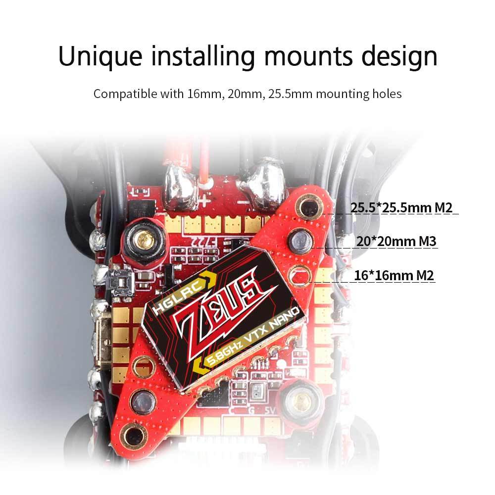 HGLRC Zeus Nano 350mW FPV VTX  - Top Rc Hobby Mini Xcub recensione e prezzo