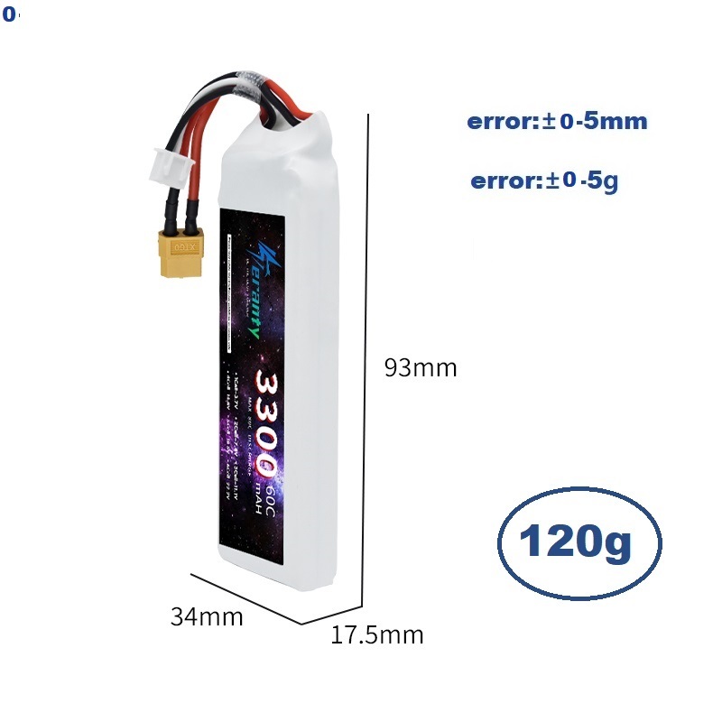 Batteria LiPo 2S 7.4V 3300mAh  - Rc Hobby Grade recensione e prezzo