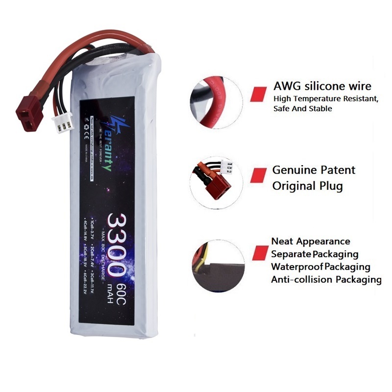Batteria LiPo 2S 7.4V 3300mAh  - Rc Hobby Grade recensione e prezzo