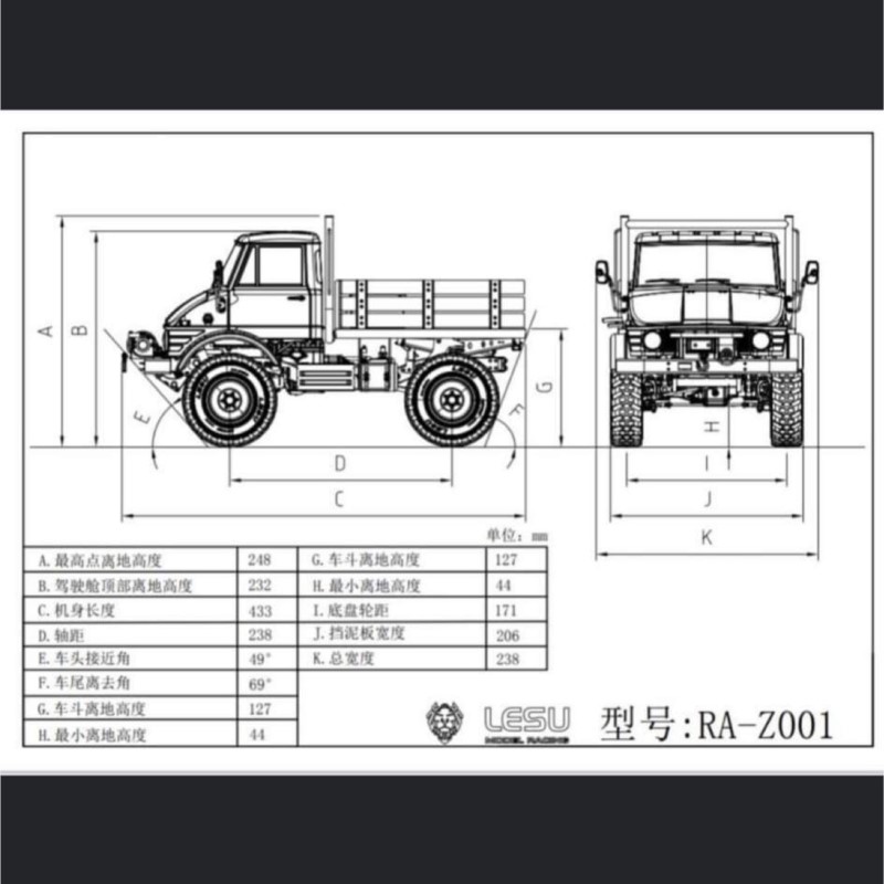 KIT 4*4 LESU UM406 RC Metallo  - Rc Hobby Kit recensione e prezzo