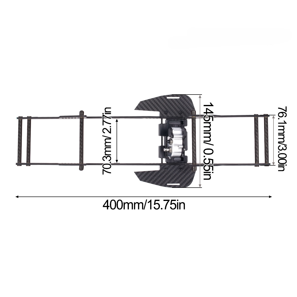 Kit telaio LCG per 1/10 RC Cra - Rc Hobby Kit recensione e prezzo